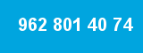 962 801 40 74 962 801 40 74